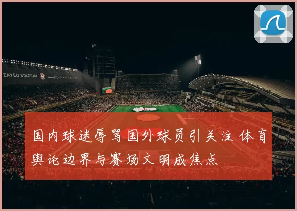 国内球迷辱骂国外球员引关注 体育舆论边界与赛场文明成焦点