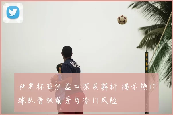 世界杯亚洲盘口深度解析 揭示热门球队晋级前景与冷门风险